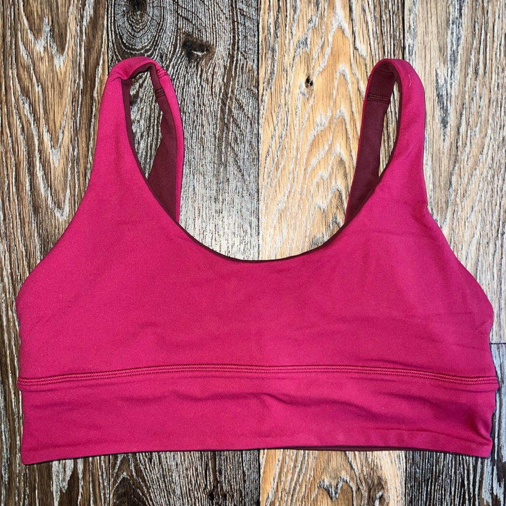 Lululemon Align Reversible Bra Light Support Pomegranate/Red Merlot